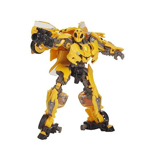 Transformers Toys Studio Series 49 Deluxe Class Movie 1 Bumblebee Action Figure - Kids Ages 8 & U...