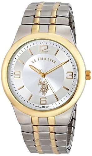 U.S. Polo Assn. Classic Men's USC80024 Two-Tone Analogue Silver Dial Expansion Watch