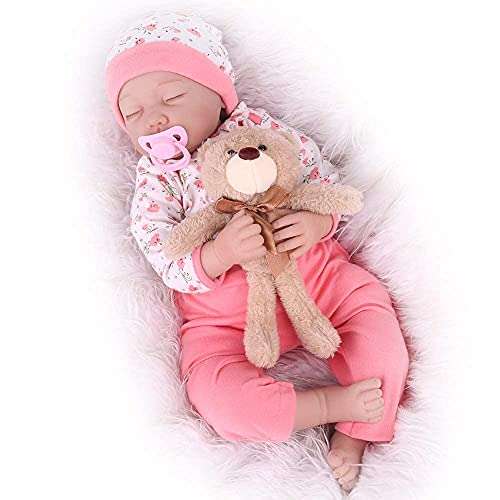 CHAREX Realistic Reborn Baby Dolls Girl Sleeping : 22 Inch Lifelike Newborn Baby Dolls That Look ...