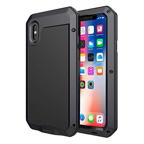 iPhone X Case, iPhone 10 Case, CarterLily Full Body Shockproof Dustproof Waterproof Aluminum Alloy