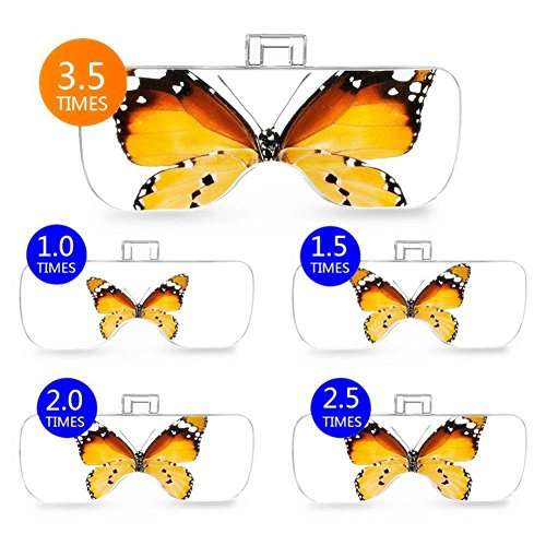 Diagtree Head Mount Magnifier with 2 Led Professional Jeweler's Loupe Light Bracket and Headband ar