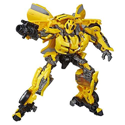 Transformers Toys Studio Series 49 Deluxe Class Movie 1 Bumblebee Action Figure - Kids Ages 8 & U...