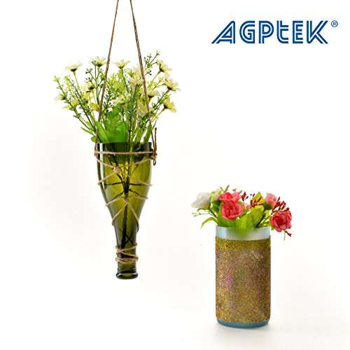 AGPtek Glass Bottle Cutter, Long Bottle Cutter DIY Cutting Machine Wine Bottles and Beer Bottles Cu