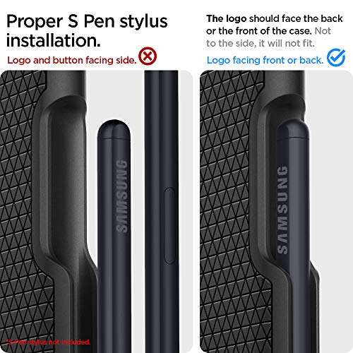 Spigen Liquid Air P Designed for Galaxy S21 Ultra Case (2021) - Matte Black...