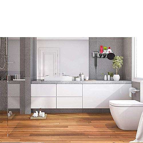 Hair Dryer Wall Mount Holder, Hair Dryer Storage Rack Hanger Holder for Dyson Supersonic Hair..