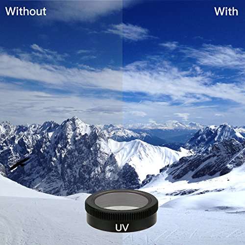 Oumers DJI Mavic Air Lens Filters (6 Pack) CPL,UV, ND4, ND8, ND16, ND32, Mavic Air Accessories 4K C