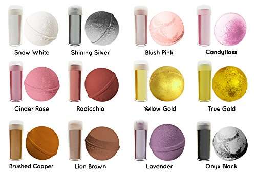 Mica Powder Pearl Pigment  12 Pack [Giftable Set with Incredible Colors] - Cosmetic Grade Metall