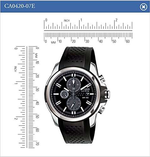 Citizen Men's Drive from Citizen Eco-Drive AR 2.0 Stainless Steel Chronograph Watch