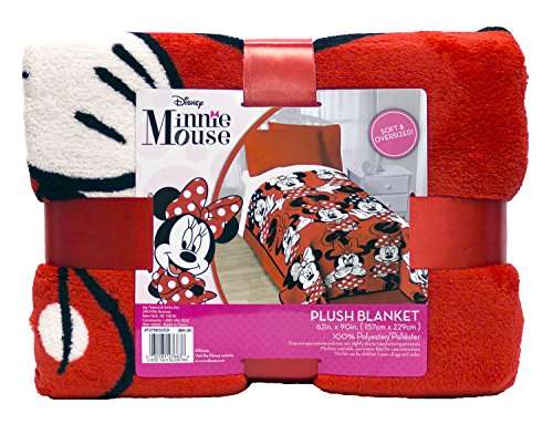 Disney Minnie Mouse Classic Who Fleece 62" x 90" Twin Blanket