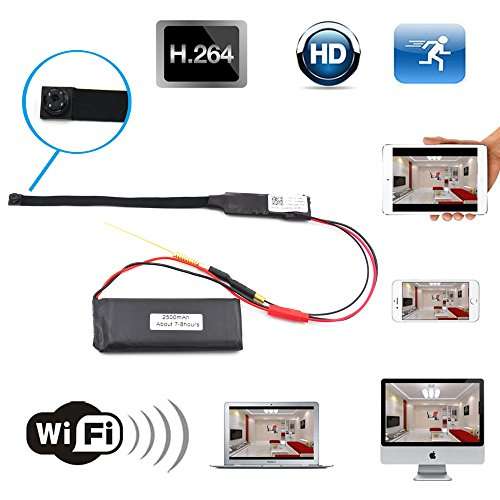 Spy Hidden WiFi Espia Camera - 1080P Portable Security DIY Wireless Secret Home and Business Ca