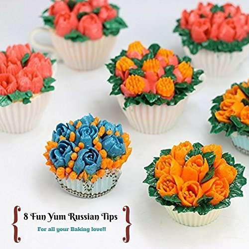 LIMITED TIME OFFER-Icing Russian piping tips nozzles for cupcakes & cookies decorating tips-BONUS x