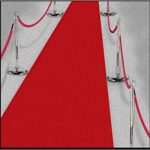 Amscan 15ft Hollywood Party Decoration Fabric Red Carpet Floor Runner