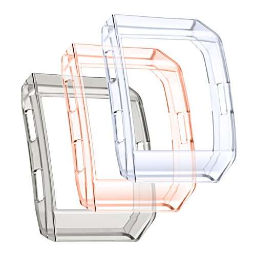 For Fitbit Ionic Case,bayite TPU Rugged Protective Frame Shock Resistant Cover Shell For Fitbit Ion