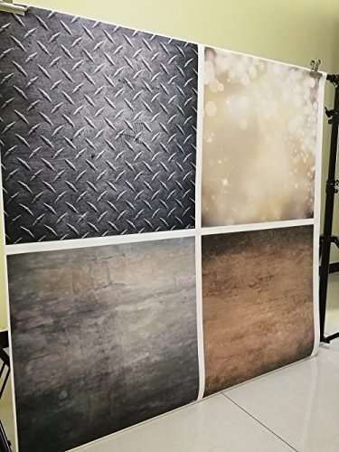 HUAYI 2x2ft Black Photography Backdrops Background Photo Studio Props LW-015