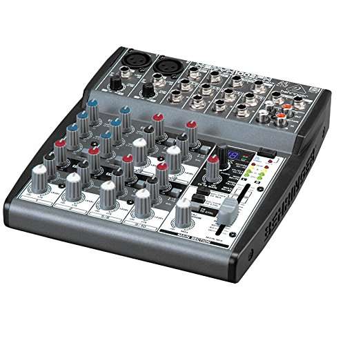Behringer Xenyx 1002FX Premium 10-Input 2-Bus Mixer with XENYX Mic Preamps, British EQs and Multi-FX