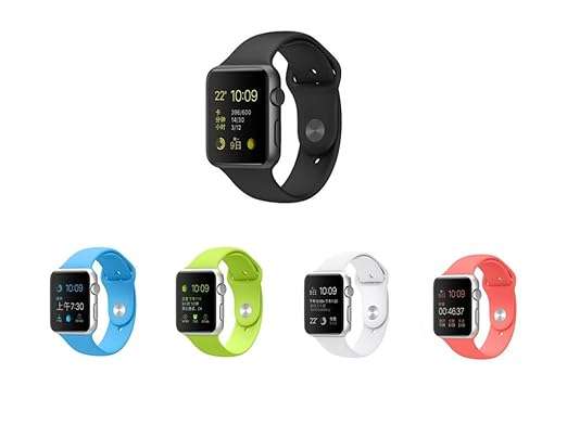 [New Fashionable]Silicone Apple Watch Band,JOMOQ(TM)Soft Clorful Replacment Sport Bracelet Wrist Ban