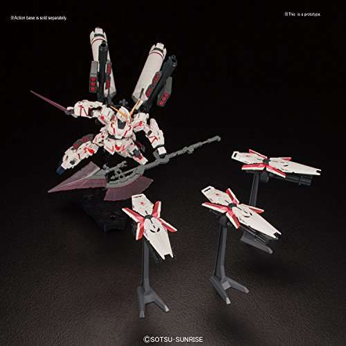 Bandai Hobby HGUC Full Armor Destroy Mode/Red Version "Gundam Unicorn" Model Kit (1/144 Scale)