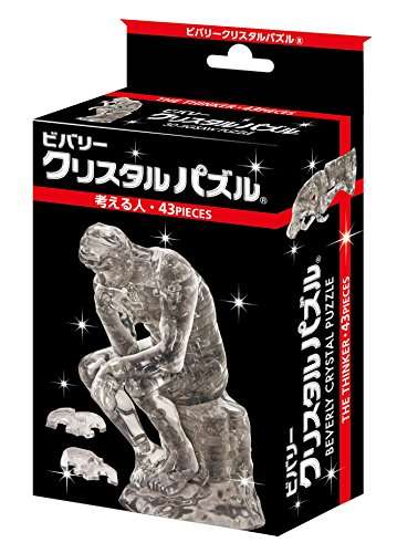 Beverly Crystal Clear 3D Puzzle - The Thinker (43Piece) Crystal Puzzle