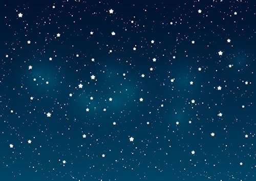 Kate 7X5FT Evening Stars Sky Photography Backdrops Bright Glitter Fantasy Background Photo Studio P