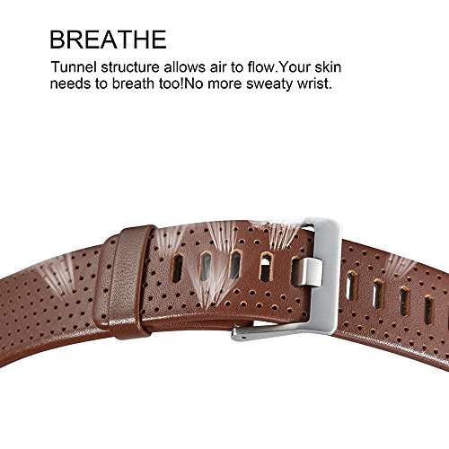 For Fitbit Ionic Watch Band,TOROTOP Genuine Leather Replacement Accessories Straps for Fitbit Ionic