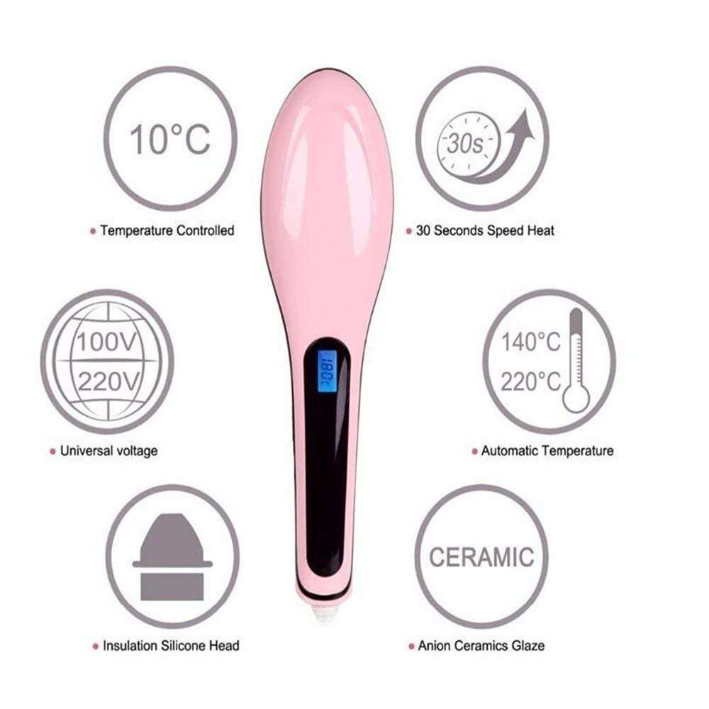 Fast Hair Straightener Brush HQT-906