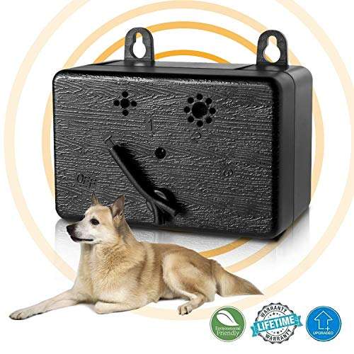 Lambow Mini Bark Control Device Outdoor Anti Barking Deterrent Ultrasonic Dog Bark Control Soni