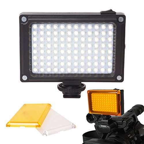 96 LED Video Light ,Mini Pocket Led Lighting for Canon Nikon Camcorder DSLR Camera Smartphone Light