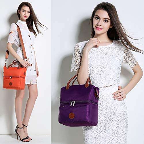 Breast Pump Bag - Cooler and Moistureproof Lunch Bag Double Layer for Mother Outdoor Working ..