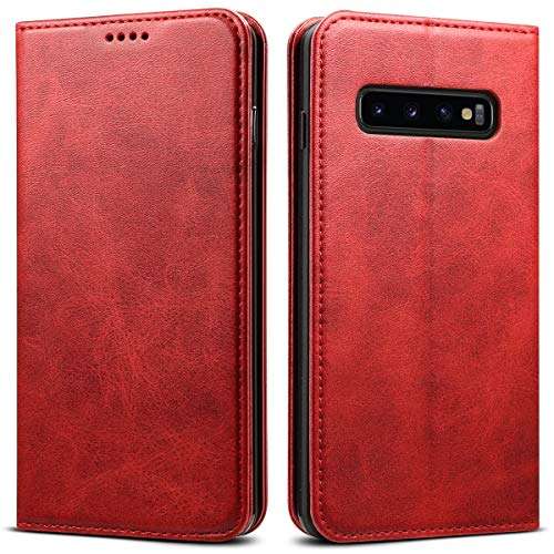Leather Wallet Case for Samsung Galaxy S10e Potective Phone Kickstand Flip Cover with Card Ho..