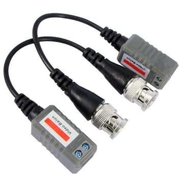 CCTV Camera BNC CAT5 Video Balun Transceiver Cable