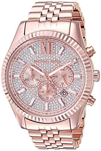 Michael Kors Men's Quartz Stainless Steel Casual Watch, Color:Rose Gold-Toned (Model: MK..