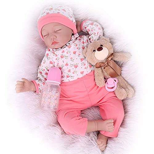 CHAREX Realistic Reborn Baby Dolls Girl Sleeping : 22 Inch Lifelike Newborn Baby Dolls That Look ...