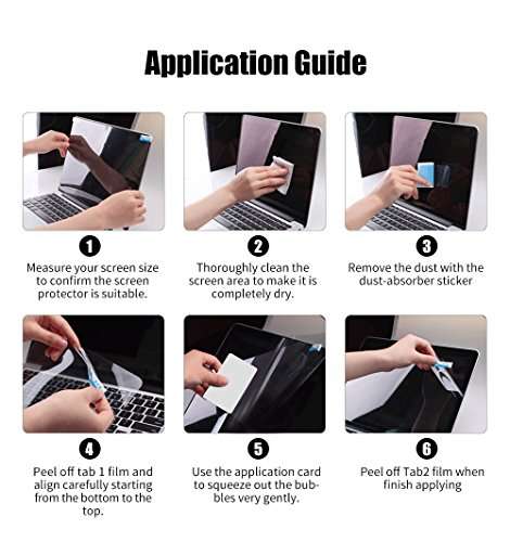 15.6'' Anti-glare Laptop Notebook Screen Protector Guard Film Cover Skin for Acer, Asus, Dell, HP,