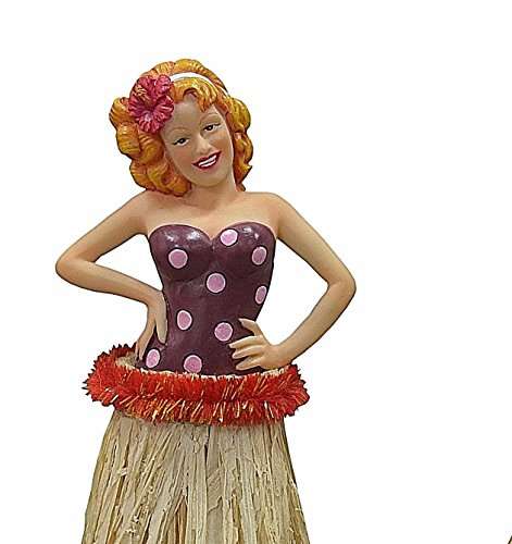 Hawaiian 40's Retro Vintage-Styled Hula Pin Up Girl Car Dashboard Doll Style May Vary...