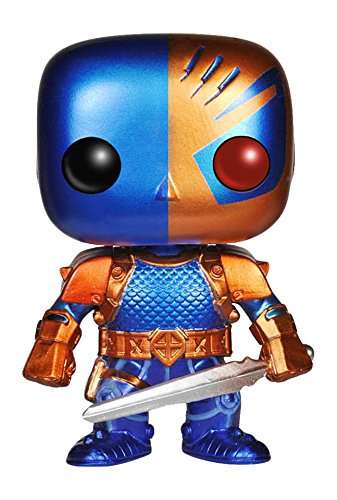 Funko Pop DC Heroes: Deathstroke Vinyl Figure (Metallic Version)
