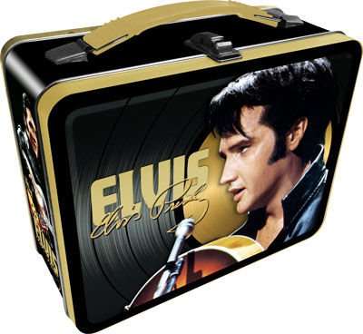 PopShoppes Elvis Presley PopBox (Deluxe Gift Bundle Set includes Large Tin Fun Box, Matchbox Playin