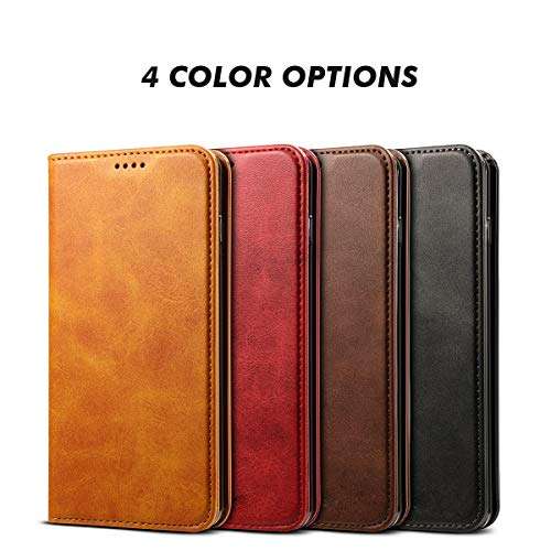 Leather Wallet Case for Samsung Galaxy S10e Potective Phone Kickstand Flip Cover with Card Ho..