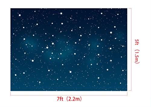 Kate 7X5FT Evening Stars Sky Photography Backdrops Bright Glitter Fantasy Background Photo Studio P