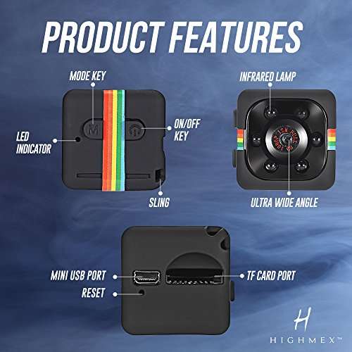 Spy Camera, Hidden Camera, Nanny Cam, Mini Camera, Secret Camera, spy cams, best Digital Small HD S