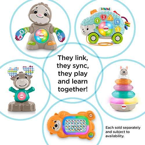 Fisher Price GHR  Linkimals Smooth Moves Sloth  Baby Toy with Music   Lights  Multicolour...