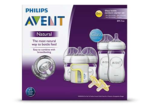 Philips Avent Natural Glass Baby Bottle Gift Set