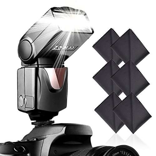 SAMTIAN Speedlite Flash Professional Electronic Camera Flash Speedlight for Canon Nikon Panasonic O