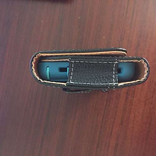 Kingsource Quliaty Leather Pouch Holster Case with Metal Belt Clip Compatible For iPhone 8 iPhone 7