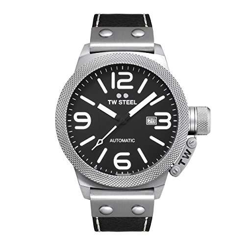TW Steel Men's CS6 Analog Display Black Watch