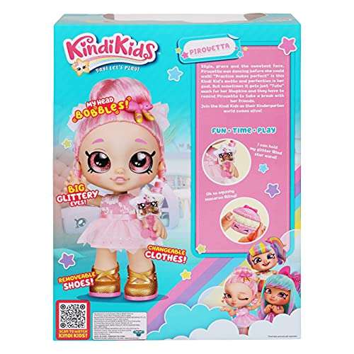 Kindi Kids Fun Time Friends - Pre-School Play Doll, Pirouetta - for Ages 3+ | Changeable Clothes ...