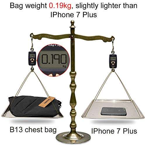 OSOCE Sling Bag Chest Shoulder Bag,Crossbody Backpack Waterproof Multipurpose Daypacks for Travel S