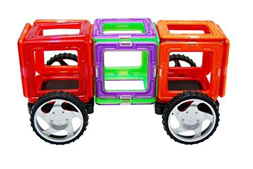 Spark Imagination & Creativity - Neoformers Children's Magnetic Building Block Construction Set wit