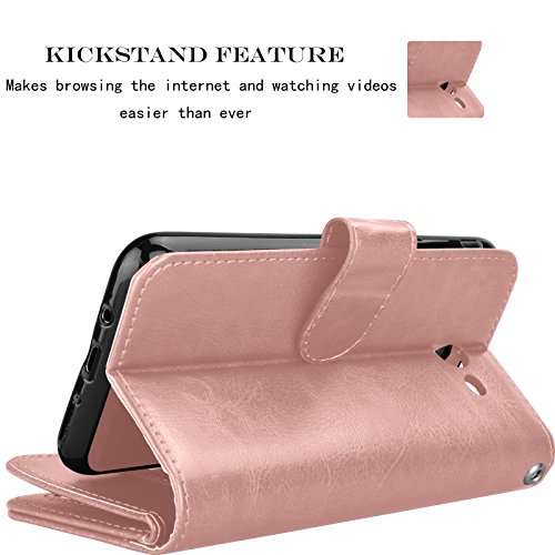 Njjex Galaxy J7 Sky Pro Wallet Case, For Galaxy J7 V /J7 Prime/J7 Perx Case, PU Leather [9 Card Slo