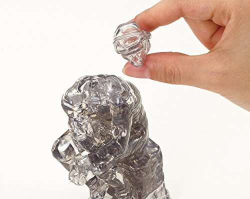 Beverly Crystal Clear 3D Puzzle - The Thinker (43Piece) Crystal Puzzle