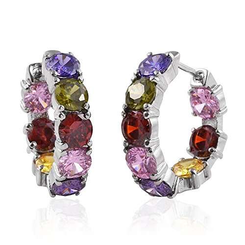 Stainless Steel Inside Out Huggie Hoop Earrings for Women and Girl